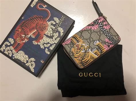 fake tiger gucci wallet|gucci bengal tiger wallet.